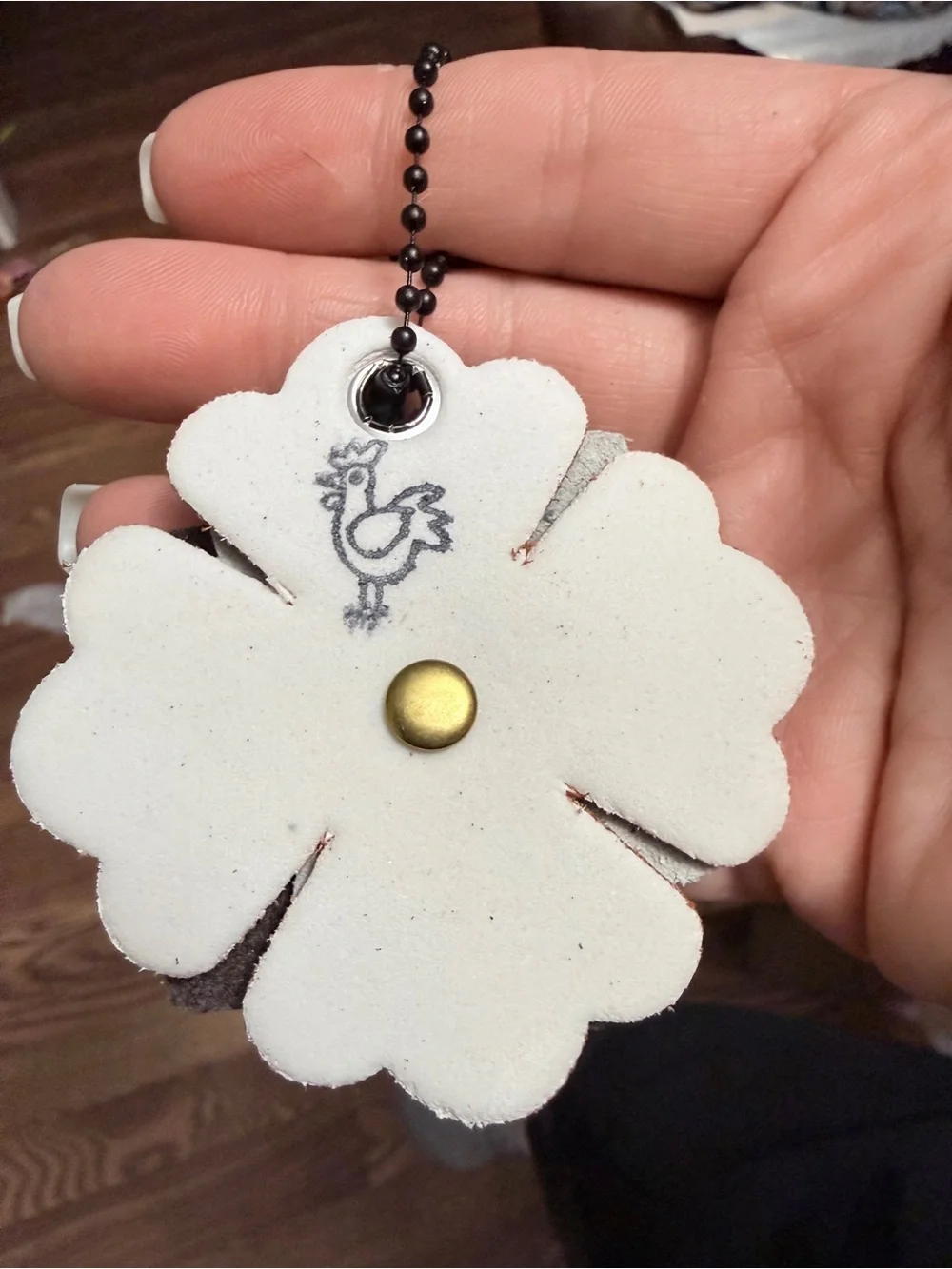 Handmade Floral Bag Charm